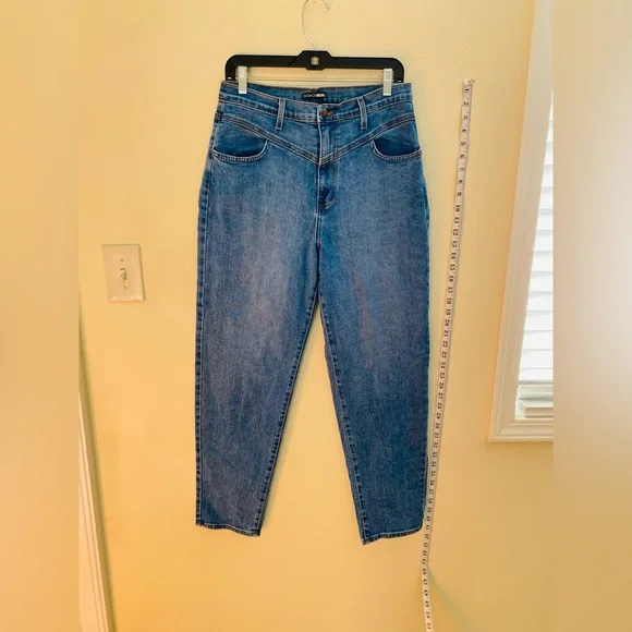 Fashion Nova High Waist Baggy Ankle Length thick texture jeans.Size:13(W30) - Picture 1 of 8